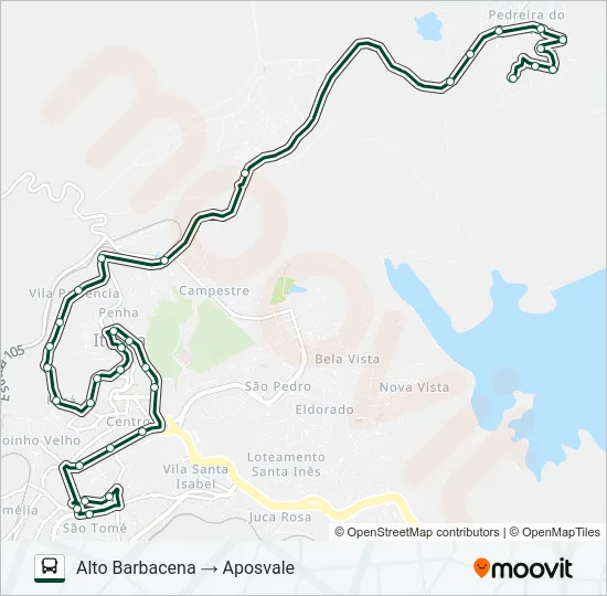 032 Bus Line Map