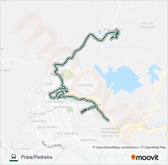 030 Bus Line Map