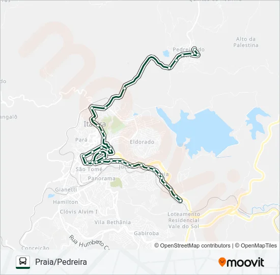 030 Bus Line Map