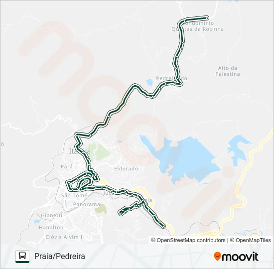 030 Bus Line Map