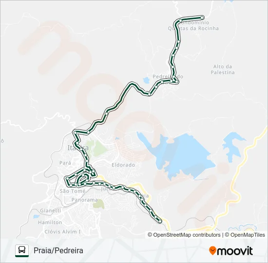 030 Bus Line Map