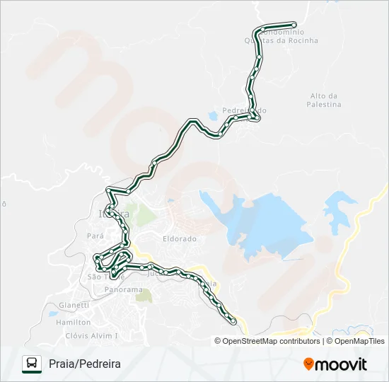 030 Bus Line Map