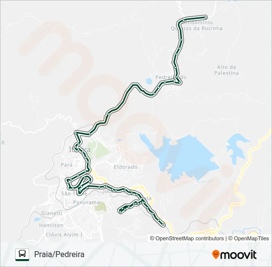 030 Bus Line Map
