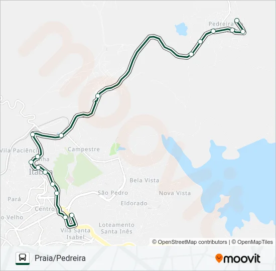 030 Bus Line Map