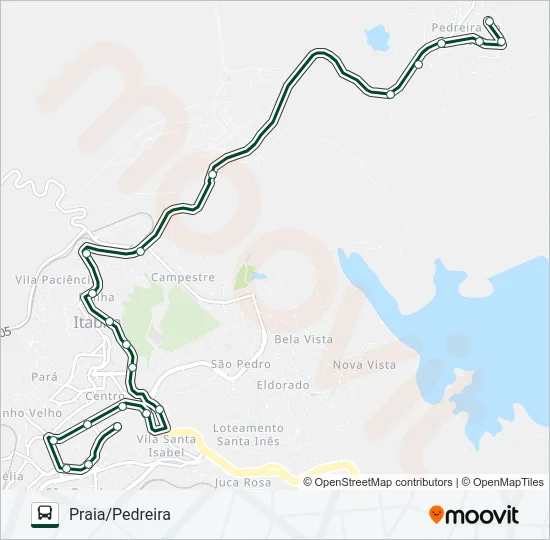 030 Bus Line Map