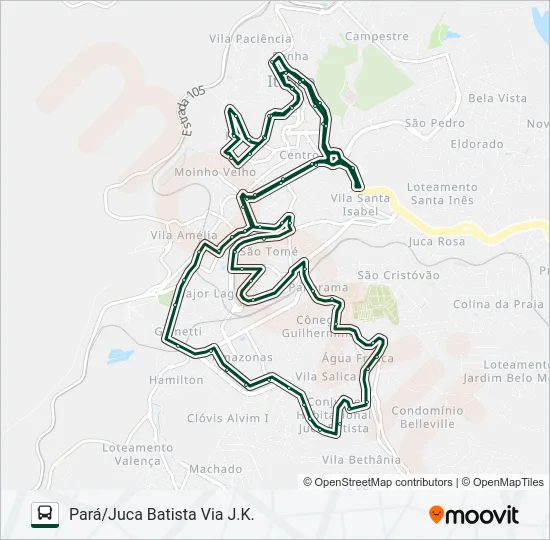 040 Bus Line Map