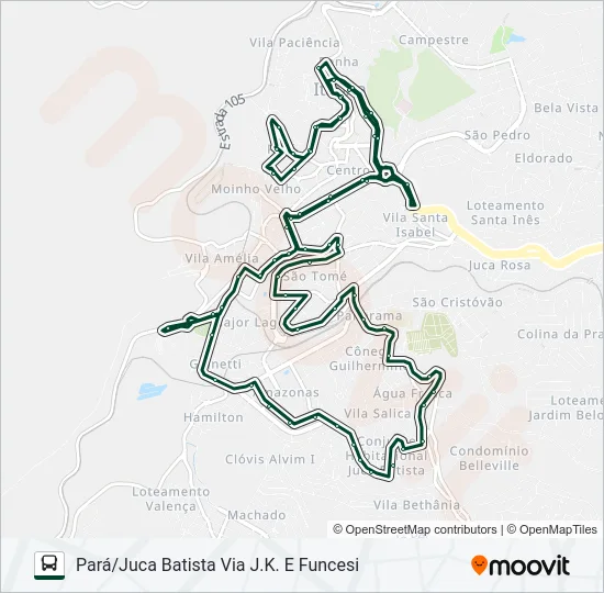040 Bus Line Map