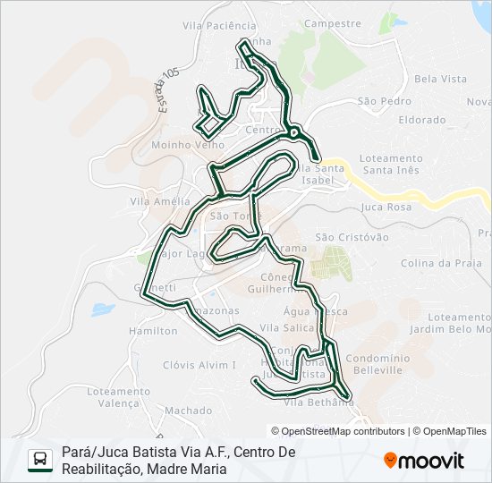 045 bus Line Map