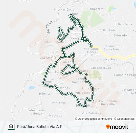 045 Bus Line Map