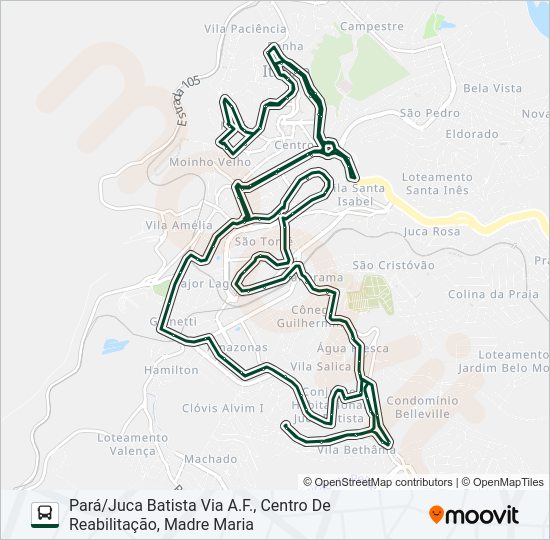 045 Bus Line Map