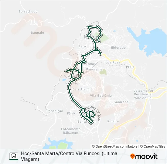 050 Bus Line Map