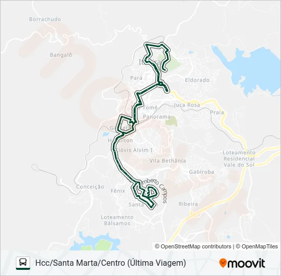 050 Bus Line Map