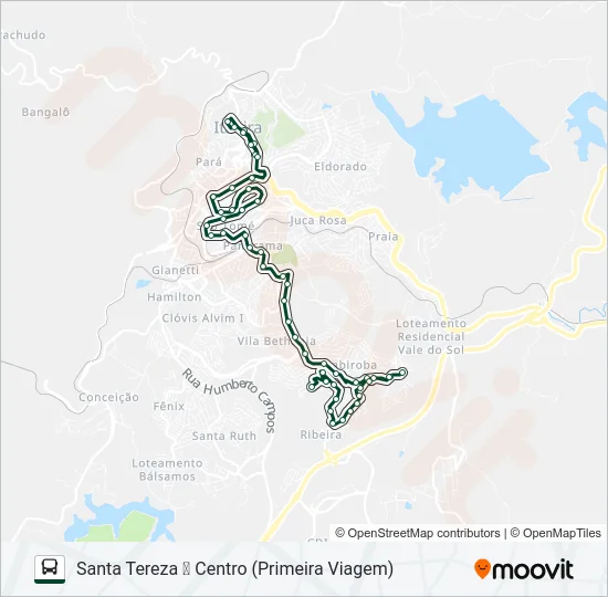 055 Bus Line Map