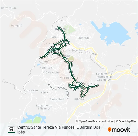 055 Bus Line Map