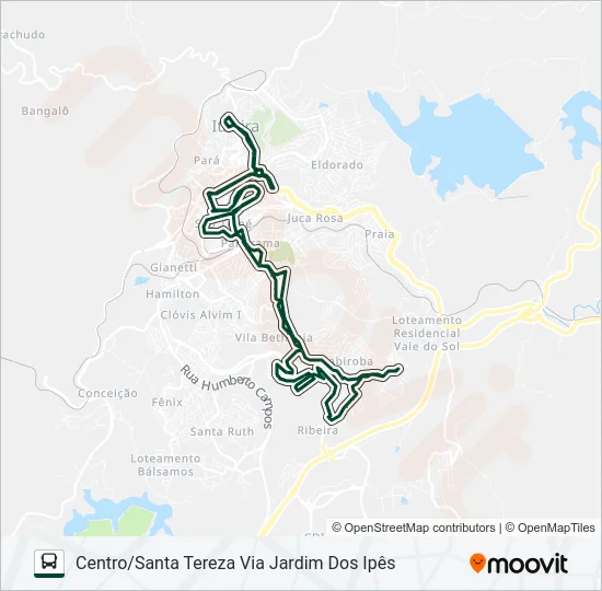 055 Bus Line Map