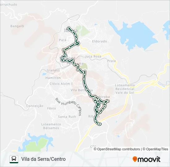 057 Bus Line Map
