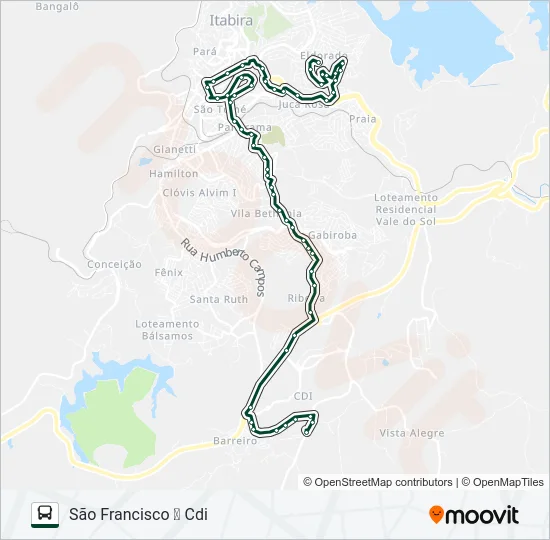 060 Bus Line Map