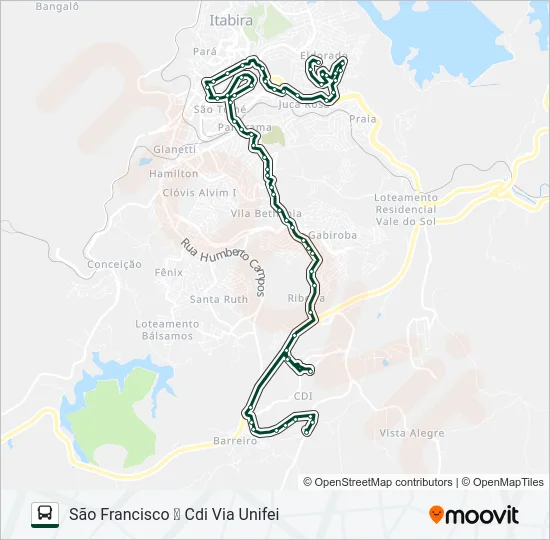 060 Bus Line Map