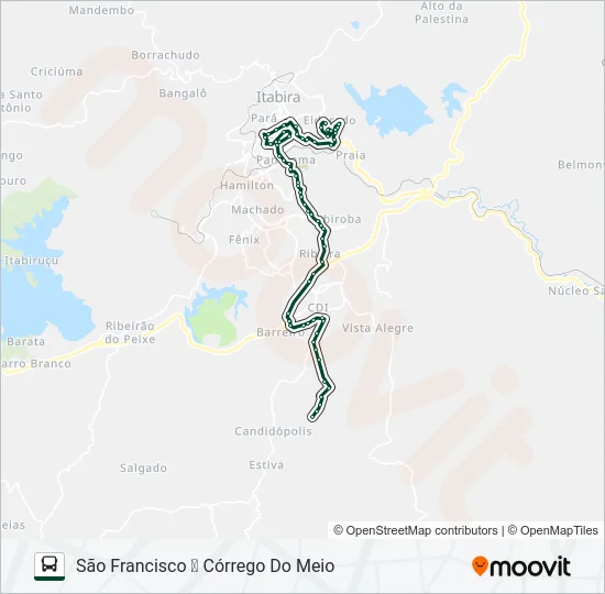 060 Bus Line Map
