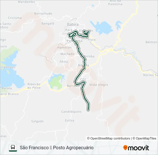060 Bus Line Map