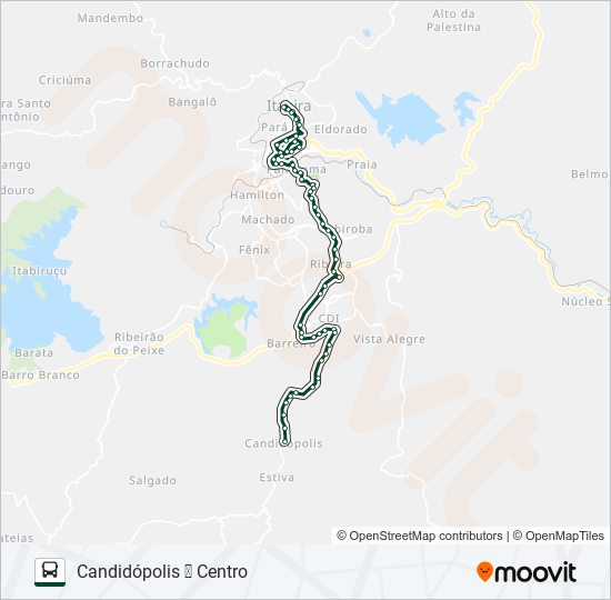 Mapa de 060 de autobús