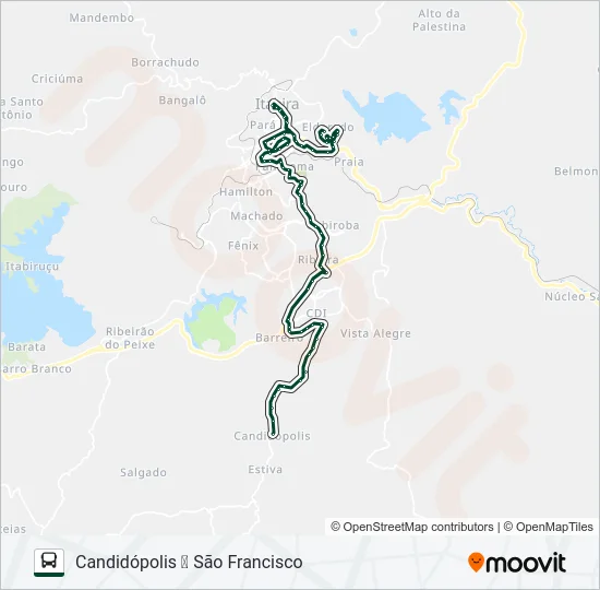 060 Bus Line Map