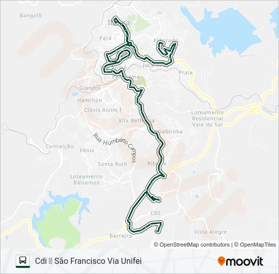 060 Bus Line Map