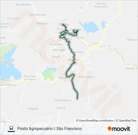 060 Bus Line Map