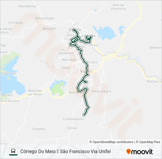 060 Bus Line Map