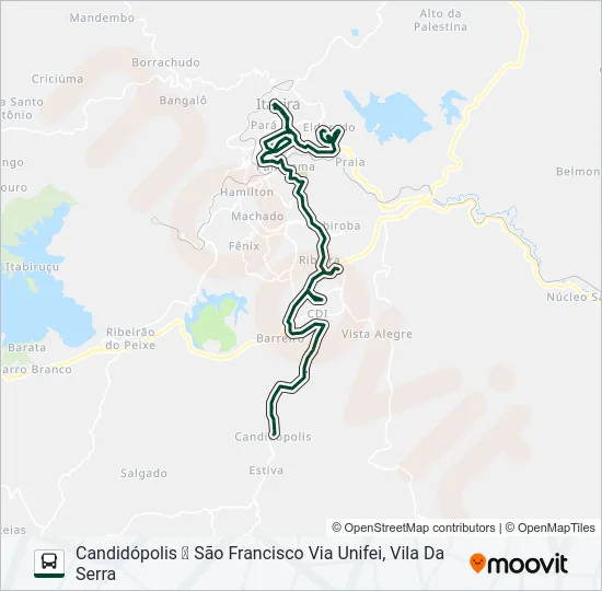 060 Bus Line Map