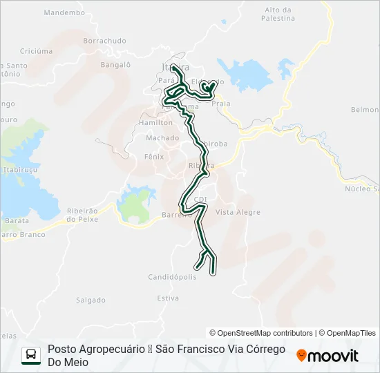 060 Bus Line Map