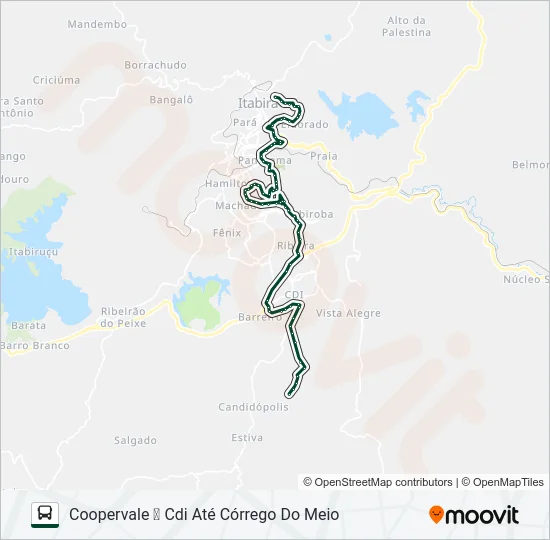 065 Bus Line Map