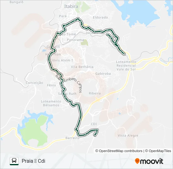 067 Bus Line Map