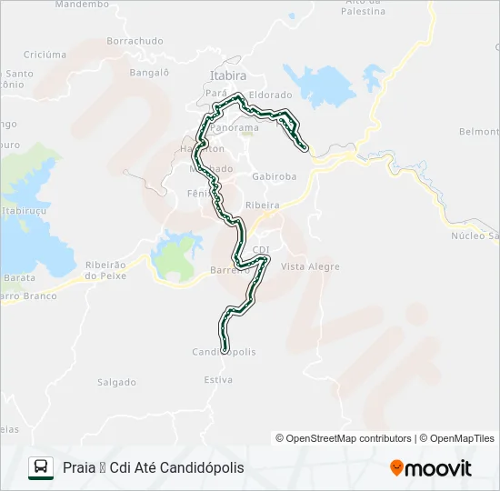 067 Bus Line Map