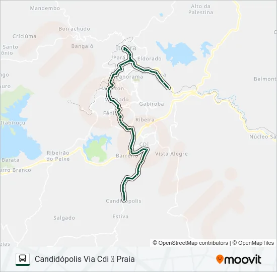 067 Bus Line Map