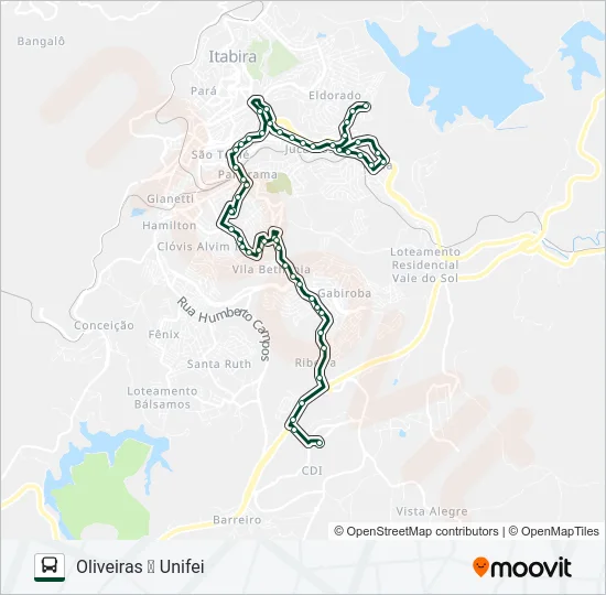 068 Bus Line Map
