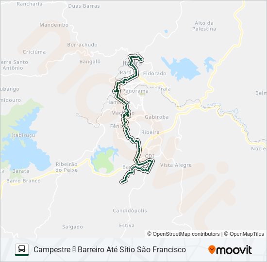 070 bus Line Map