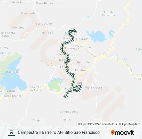 070 Bus Line Map
