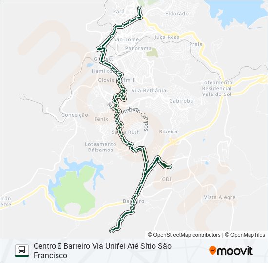 070 bus Line Map