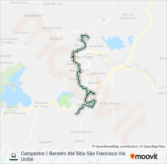 070 Bus Line Map