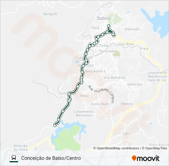 100 Bus Line Map