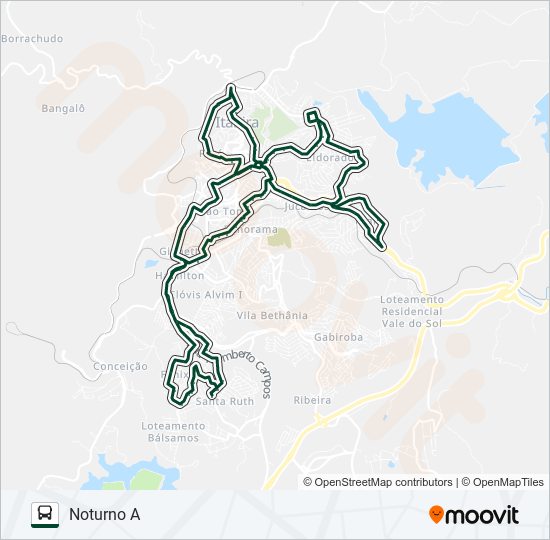 120 bus Line Map