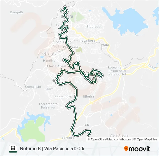 125 Bus Line Map