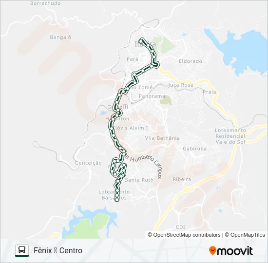 130 Bus Line Map