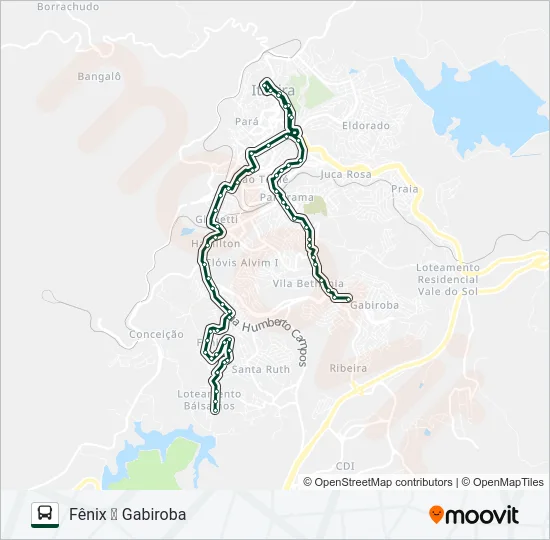 130 Bus Line Map