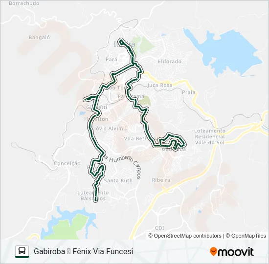 130 Bus Line Map