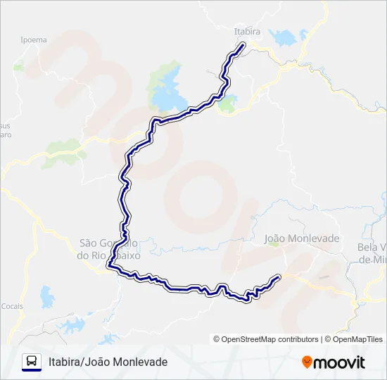 3651 Bus Line Map