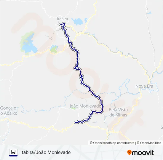 3651 Bus Line Map
