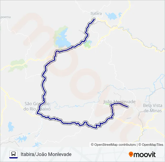 3651 Bus Line Map