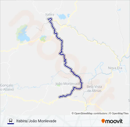 3651 Bus Line Map